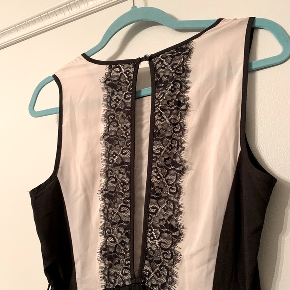 Vintage Style Lace Overlay Maxi Dress - Small - Picture 3 of 3